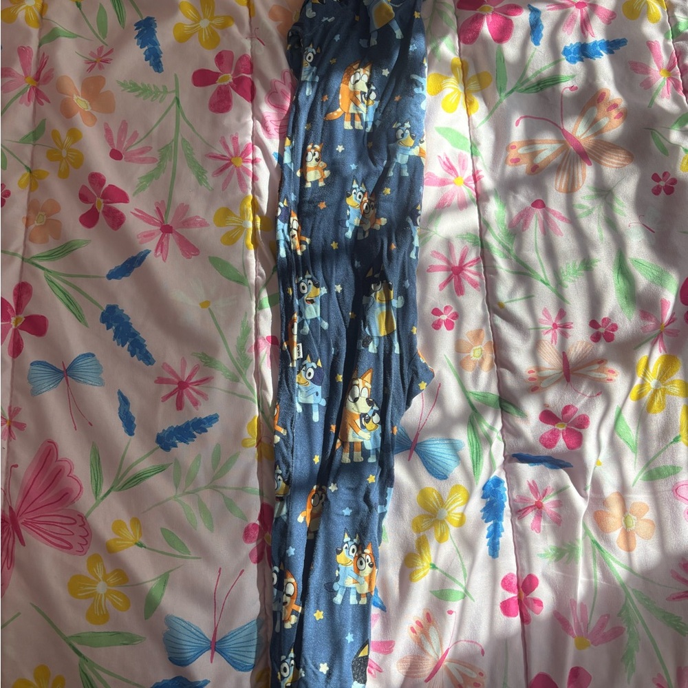 Little Sleepies Blue and Multicolor Kids Pajama Set